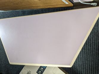 Real Wood with Dusty Rose Formica Table 