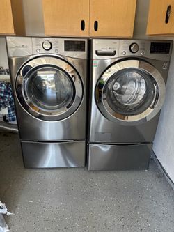 LG front load washer and dryer