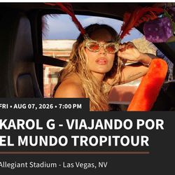Karol G tropiTour in Vegas