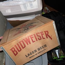 Budweiser Beer Crate 