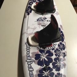 O’Brien Blindside Five-O 132cm Wakeboard w Techno grip Medium bindings