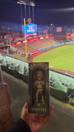 Yamamoto Dodgers Bobblehead Starters Series