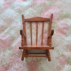 It's A Little Wooden Rocking Chair