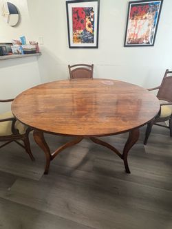 Large Vintage Dining Table