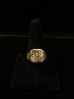 14k gold ring #111350-2 MJ
