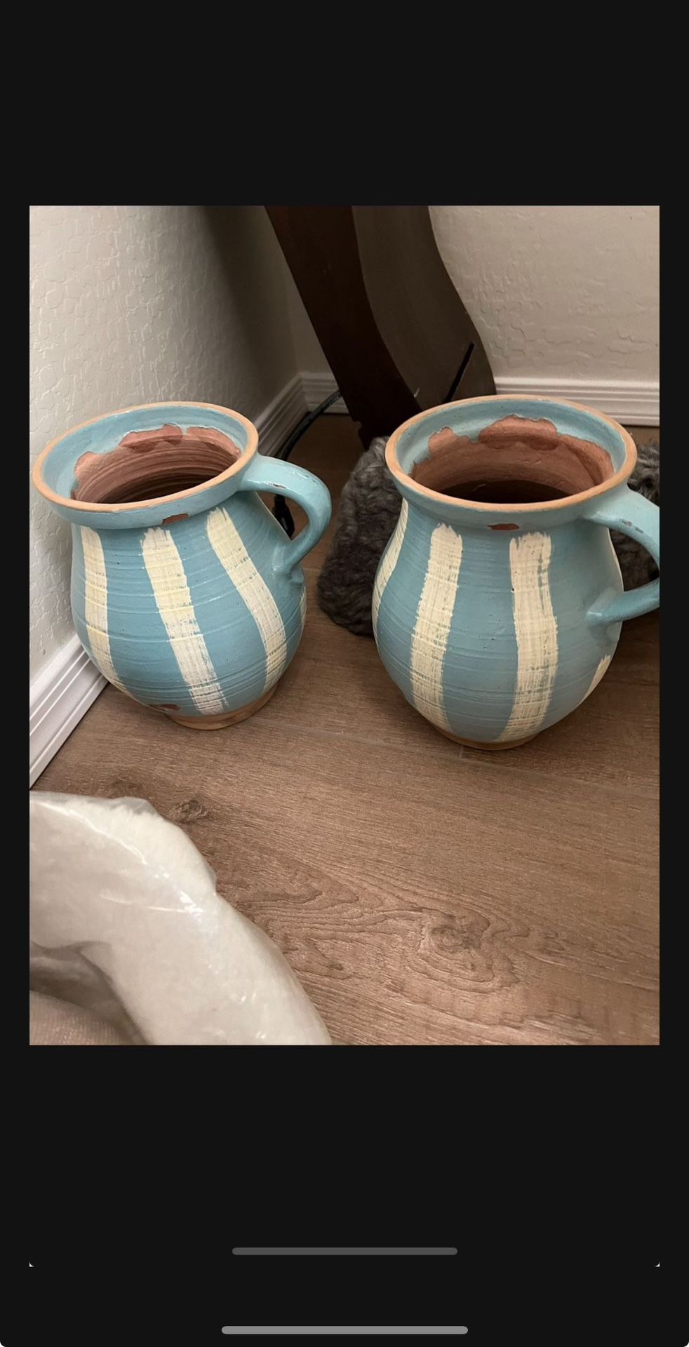 Pottery Barn Blue And White Vases Set Of 2 for Sale in Goodyear, AZ