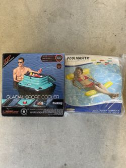 Brand New Floating Ice Chest And floating Lounge Chair