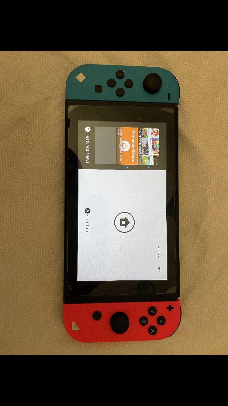 Nintendo Switch Used Twice Still In Original Box