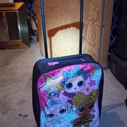 Girls Kids Backpack/Rolling Case