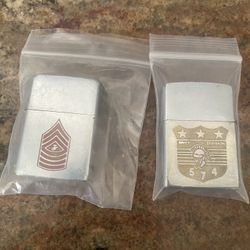 Vintage Authentic Vietnam Zippo lighters