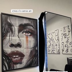 Art Canvas & Mirror