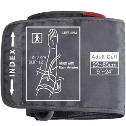 Blood Pressure Cuff XL Adult 6 Connectors Compatible W/Most NEW In Box