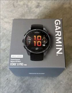 Garmin Fenix 8 PRO 47mm Amoled Sapphire GPS Watch Carbon Gray NEW