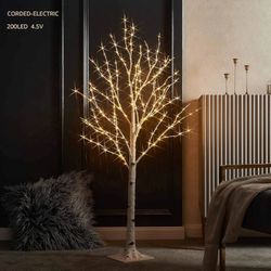 NEW LITBLOOM Lighted Birch Twig Tree with Fairy Lights 4FT 200 LED Lights for Indoor Outdoor Home Christmas Easter Holiday Decoration