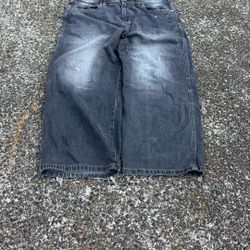 Wide Leg Baggy Grey Vitriol Pants