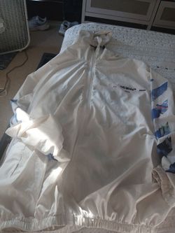 Off white wind breaker (pickup in west covina)