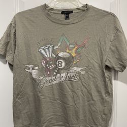 Women’s size small “Good Luck” t-shirt from Forever 21.