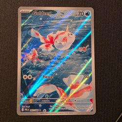 Goldeen Pokémon card pitch black