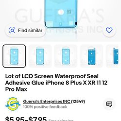 iPhone XS Water Resistant Glue