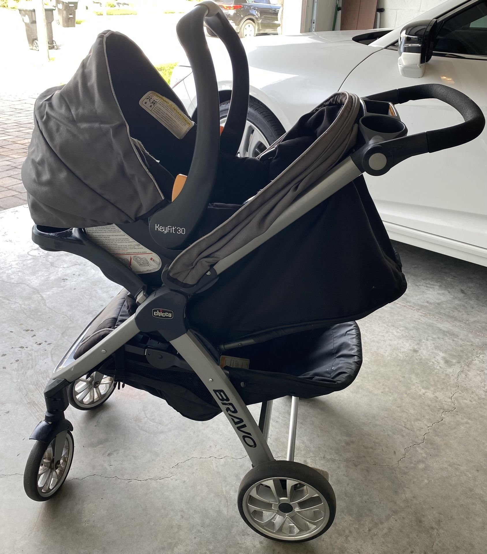 Stroller with car seat