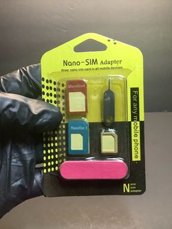 Nano Sim Card Adapters pack