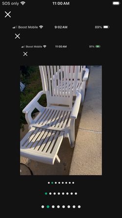 $125-for -2- Large Heavy Duty Poolside Rolling Reclining Retractable Patio Chairs With Thick Cushions