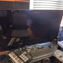 Xbox One Console With 55 Inch Flat Screen Tv