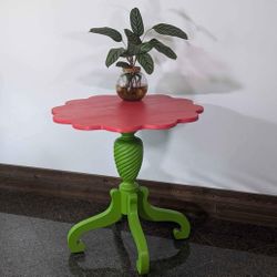 Flower Shaped Accent Table