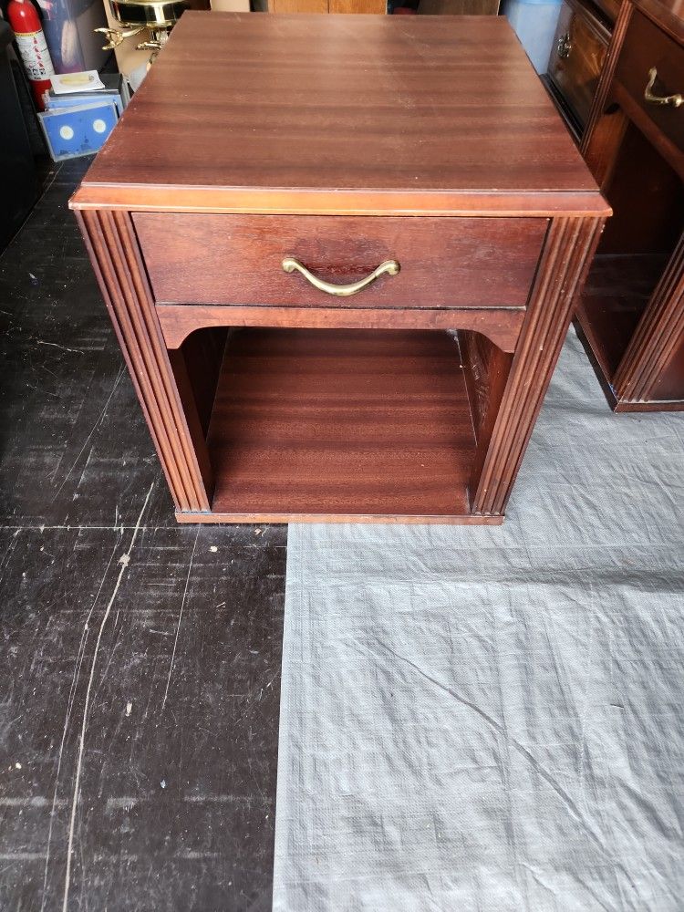 Two End Tables With Drawer And Storage $20 For The Pair