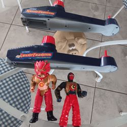Vintage 90s Karate Fighters Actions Figures