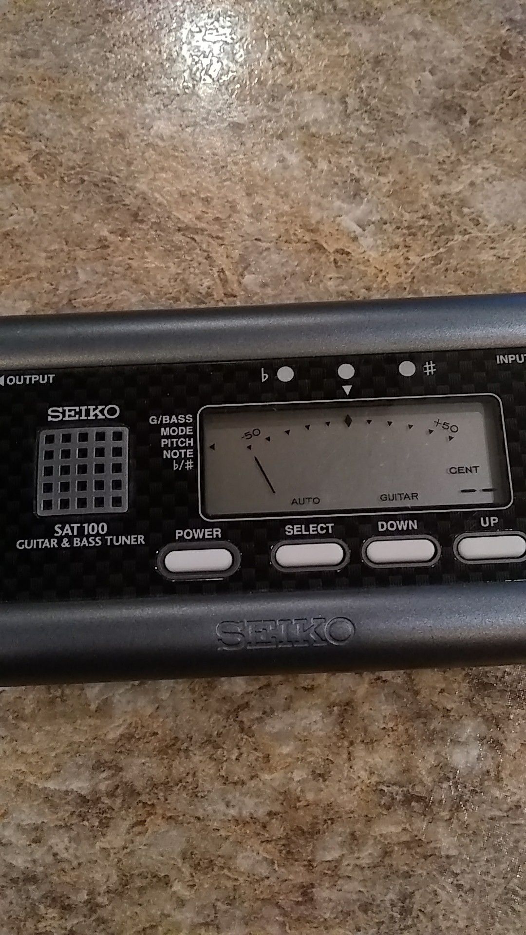 Seiko Sat 100 Guitar and Bass Tuner