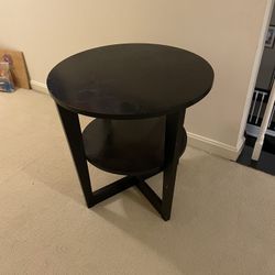 IKEA Side Table Black 