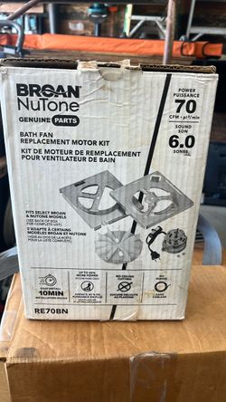 Bath fan replacement motor kit