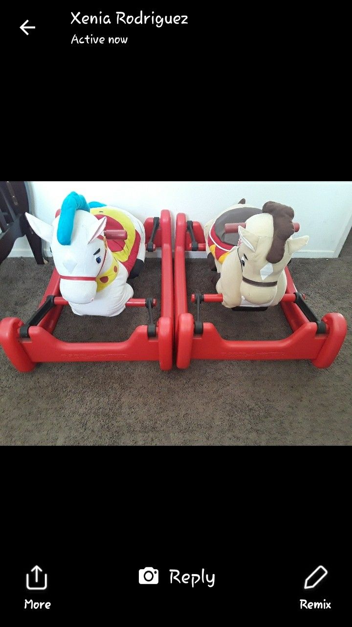 2 horse toys for kids