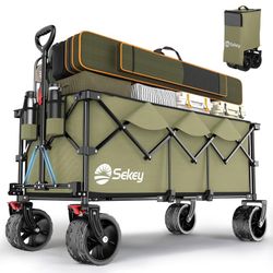 Sekey 48”L Collapsible Foldable Wagon Brand New $110 Firm No Less