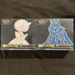 Pokemon Mega Evolution Mega Lucario & Mega Gardevoir (Pokemon Center) ETB Set of 2