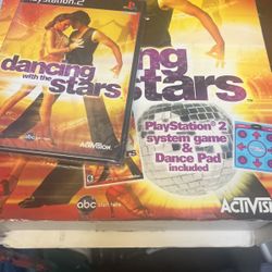 Ps2 Dancing Pad And Game New 