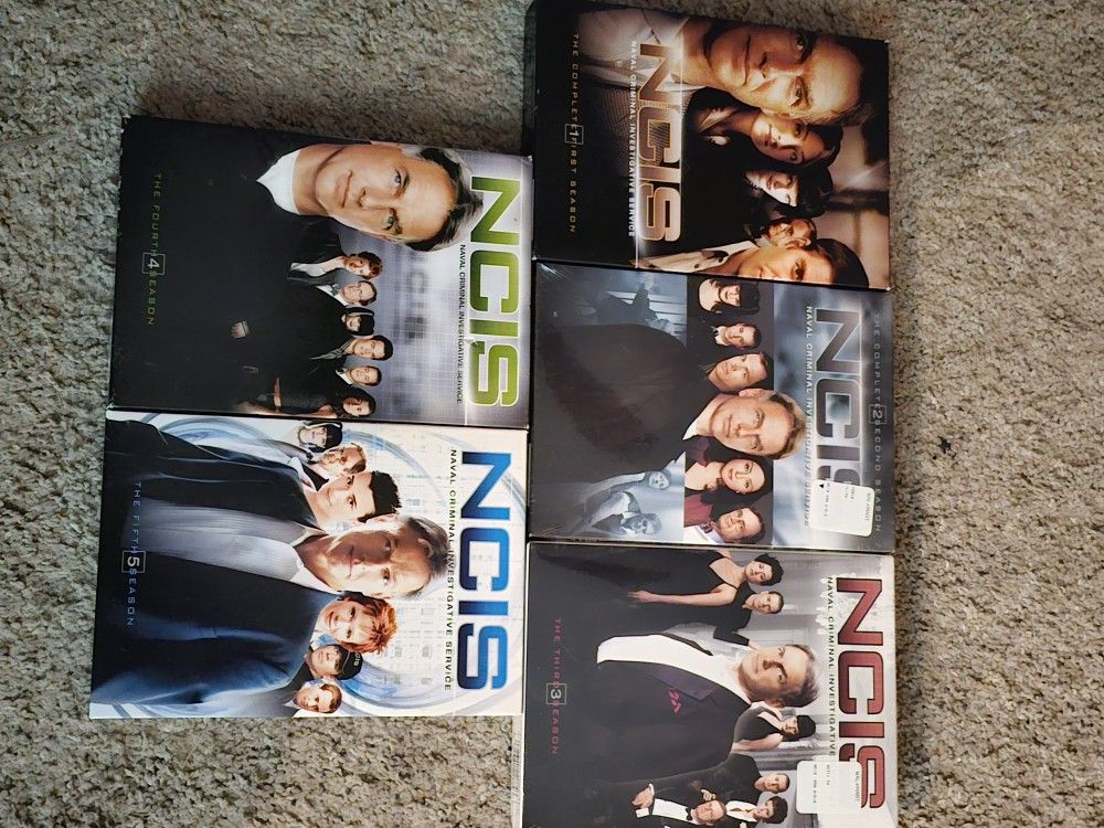 NCIS Dvd Collection, Seasons 1, 2, 3, 4, and 5