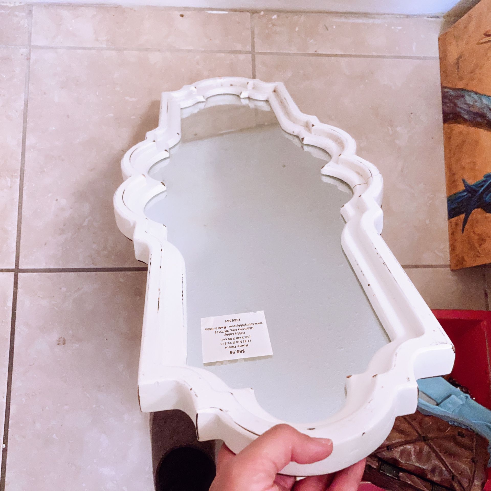 Beautiful full length rhinestone mirror - hobby lobby for Sale in  Naperville, IL - OfferUp