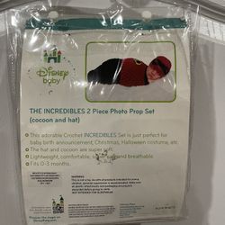 Disney Baby Newborn Crochet Cocoon inspired by The Incredibles