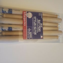 MLB Baseball Bat Pens Amscan (6-Pack)