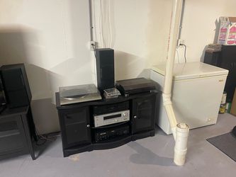 Black Stereo Console
