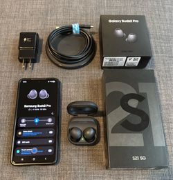 Samsung Galaxy S21 and Buds2 Pro