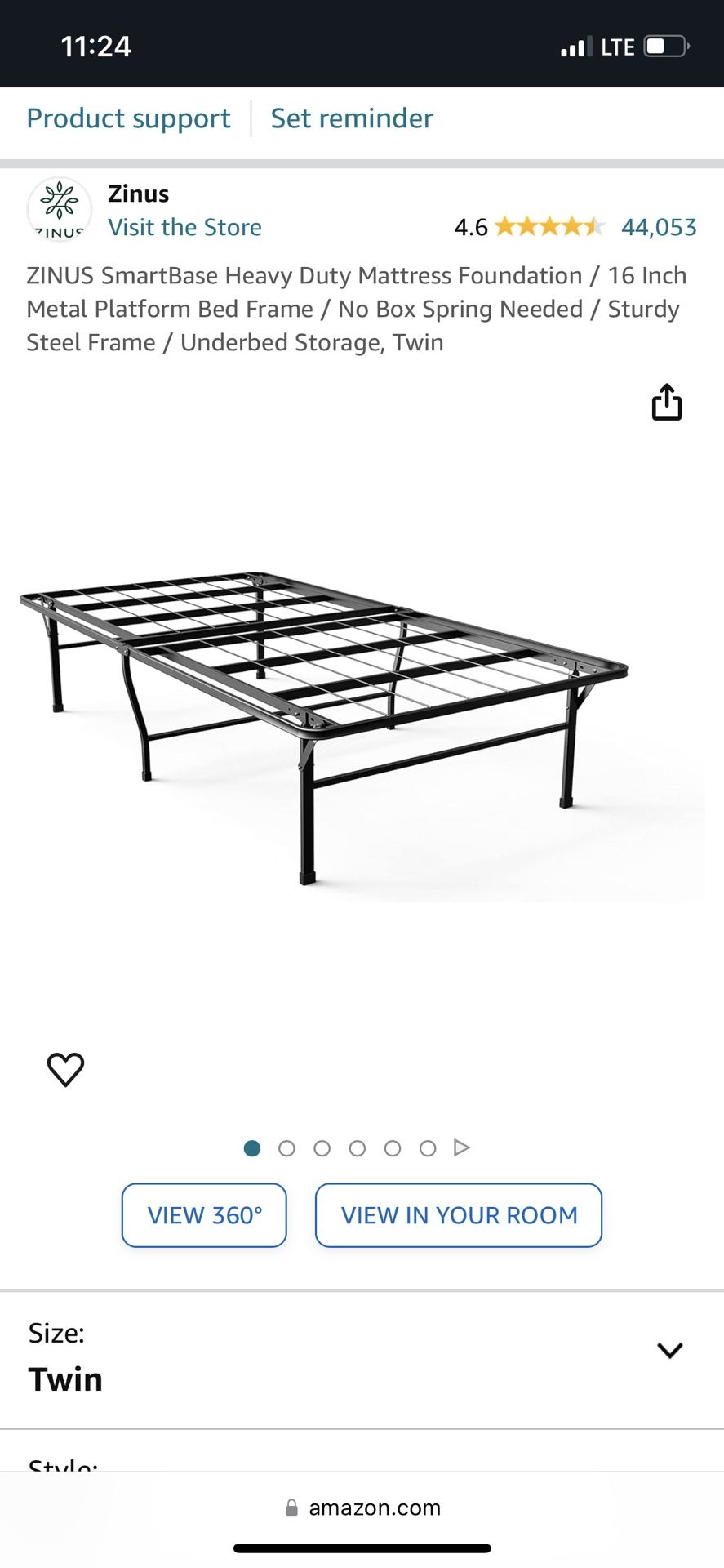 Zinus Metal Bed Frames