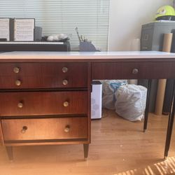MCM Wood Writing Desk