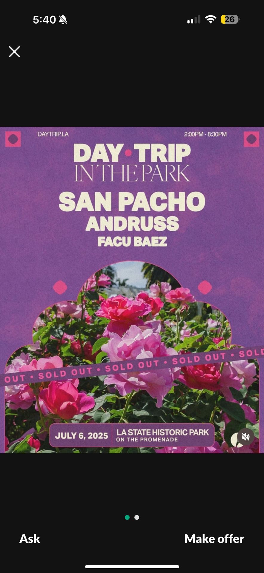 San Pacho Andruss Day Trip in the Park 