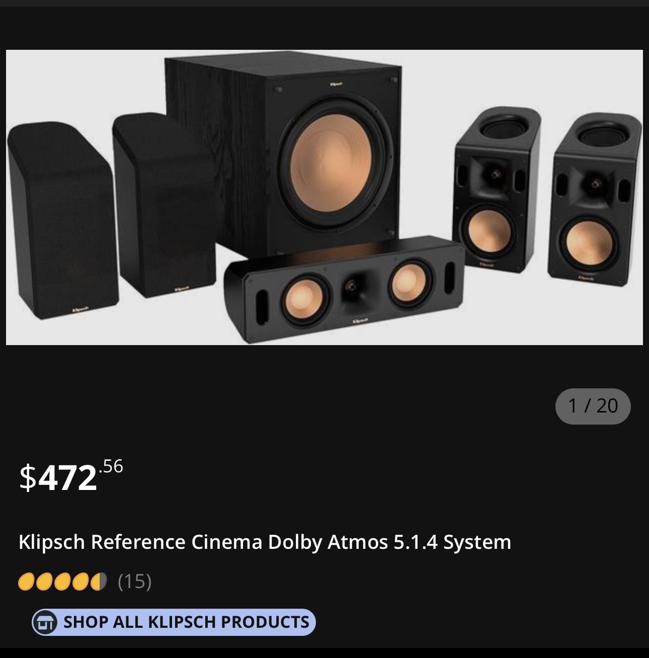 Klipsch Reference Cinema Dolby Atmos