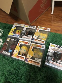 Funko pop brand new mint anime dragon ball Star Wars pikachu