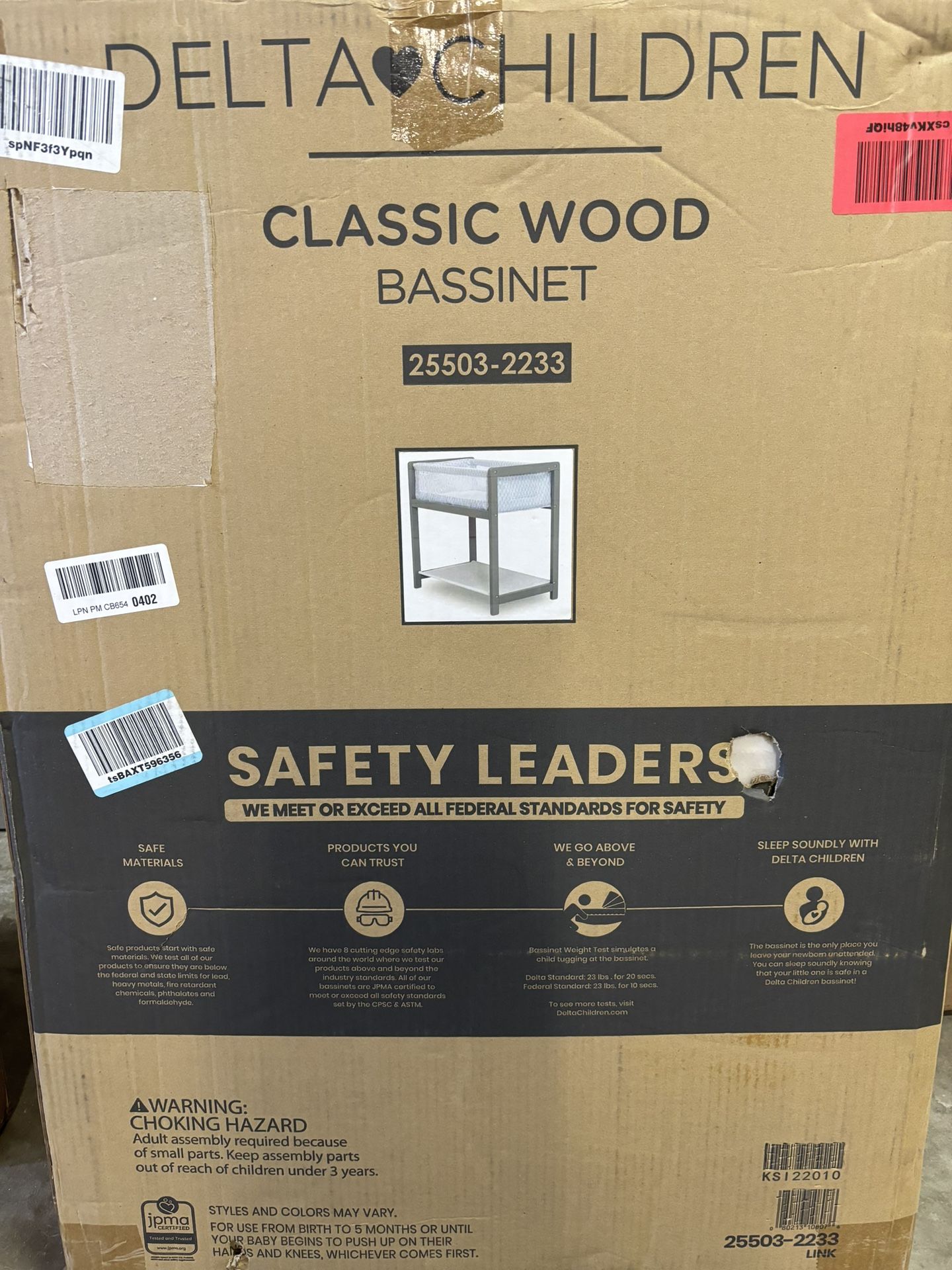Classic Wood Bedside Bassinet Sleeper - Portable Crib Brand New $90 Cash or E-pay RI Daily Deals Message for appt. https://offerup.com/redirect/?o=aH