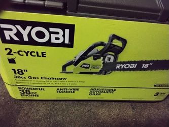 Ryobi 2 Cycle 18in. 38cc Gas Chainsaw